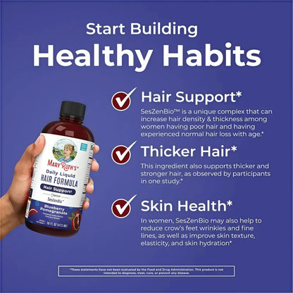 MaryRuth’s Advanced Hair Care Bundle – Daily Liquid Hair Formula 16 oz & Hair Growth Max Liposomal 15.22 oz